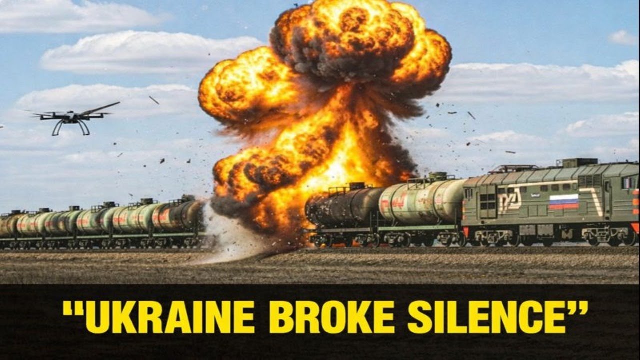 Ukrainian Drones Obliterate Russian Fuel Train in Precision Night Strike | Full Breakdown
