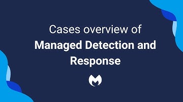 Cases overview of Managed Detection and Response