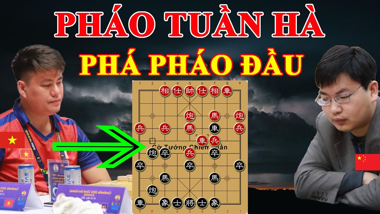 🔴 CỜ TƯỚNG | CÁCH LẠI LÝ HUYNH CHƠI PHÁO TUẦN HÀ PHÁ PHÁO ĐẦU HAY TUYỆT