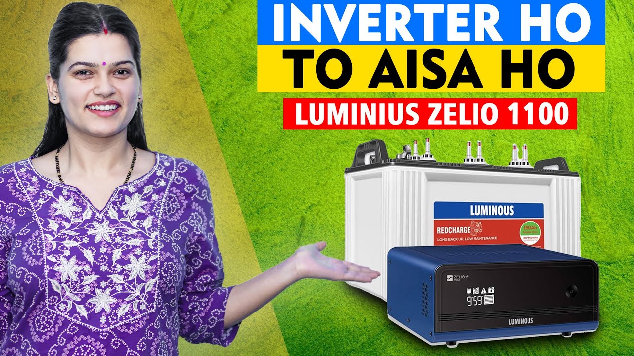 Luminous Zelio 1100 Review 👌 Best Home Inverter 2024 ?? - YouTube