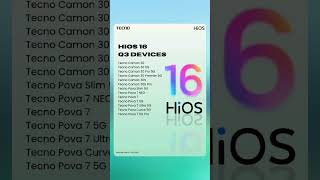 TECNO HiOS 16 Release Date & Device List (Q3 2026) 📲
