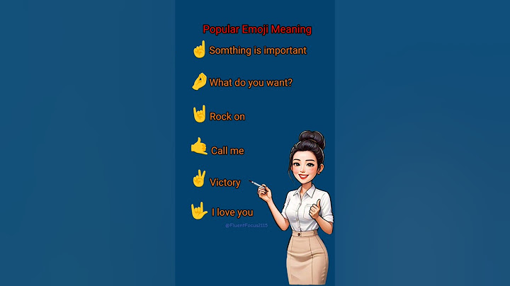 popular Emoji Meaning 🤟|#shorts#esllearners#learnenglish #improveenglish