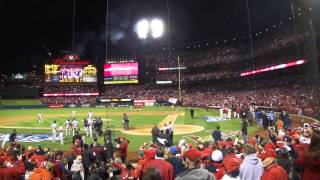 Cardinals vs. Red Sox World Series Game 3 Interference Error Walk Off