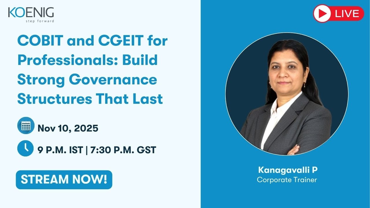 COBIT and CGEIT for Professionals: Build Strong Governance Structures That Last