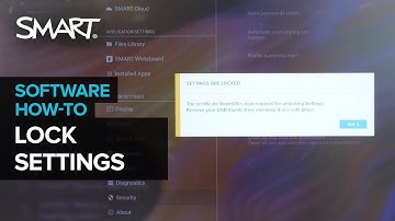 Using SMART Remote Management to lock the settings app on SMART Board displays with iQ (2022)