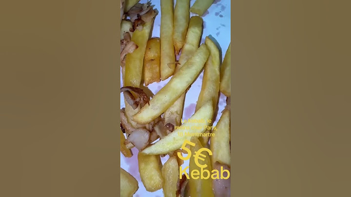 Le kebab le moins cher de Paris, il coûte pas cher à5€