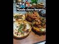 Masala cheese burger| burger recipe #food #viral#trending#recipe