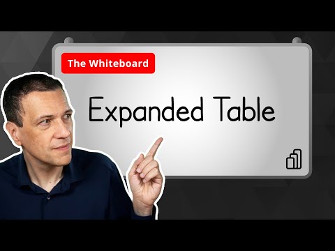 Expanded Table - The Whiteboard #04