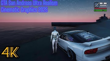 Gta San Andreas ultra graphic (4K) 2025 | enb directX 3 ultra + gta iv 4 remake texture 