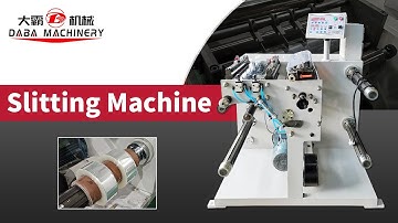 Film bopp tape slitting rewinding machine