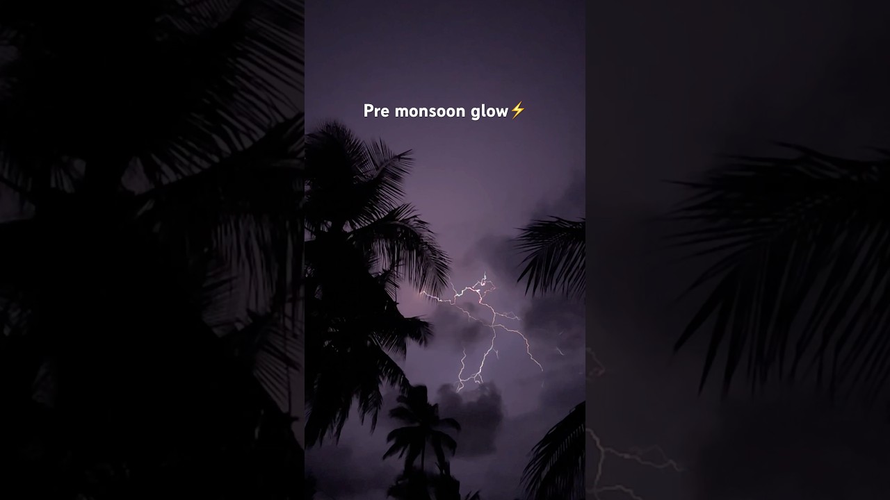 Rain + long drive = perfect getaway ⛈️⚡️