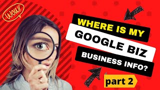 Google Business 7.20.22 update - Google Biz Profile page is GONE!!