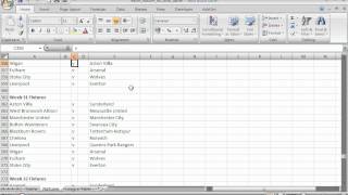 Excel Fixture List and League Table Creator screenshot 4