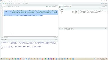 Exercício para criação de dataframe em R (Tutorial R)