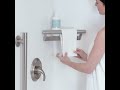 14&quot; x 8.5&quot; Lifestyle &amp; Wellness® Corner Shower Shelf with Handle