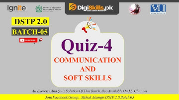 communication and soft skills quiz 4 batch 05 | communication quiz 4