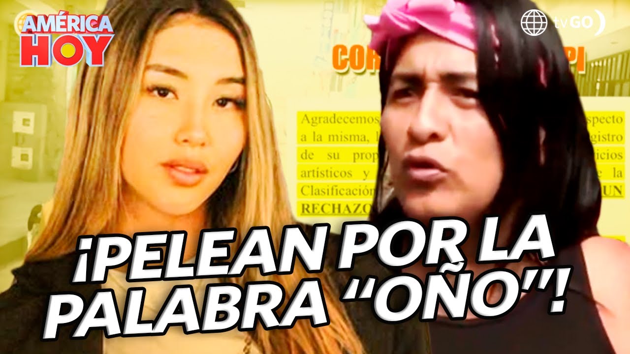 América Hoy: Xiomy Kanashiro y Maricarmen se pelean por la palabra "OÑO" (HOY)