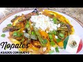 Desayuno Delicioso de Nopales Asados Con Huevo