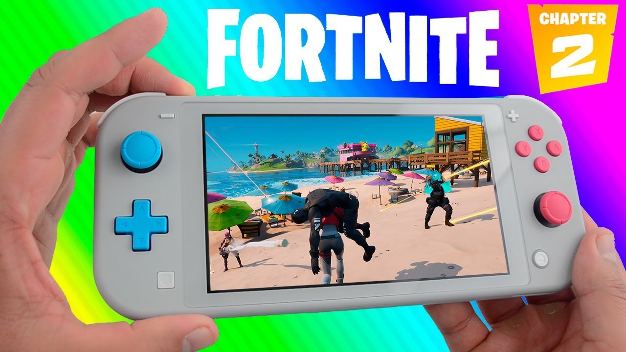 Fortnite Gameplay On Zacian And Zamazenta Sword And Shield Nintendo Switch Lite Youtube