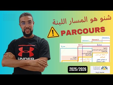 شنو هي اللبنة و المسار كلشي على  شنو خاصك تعرف على مجموعة الدعم العربية الفرنسية والرياضيات