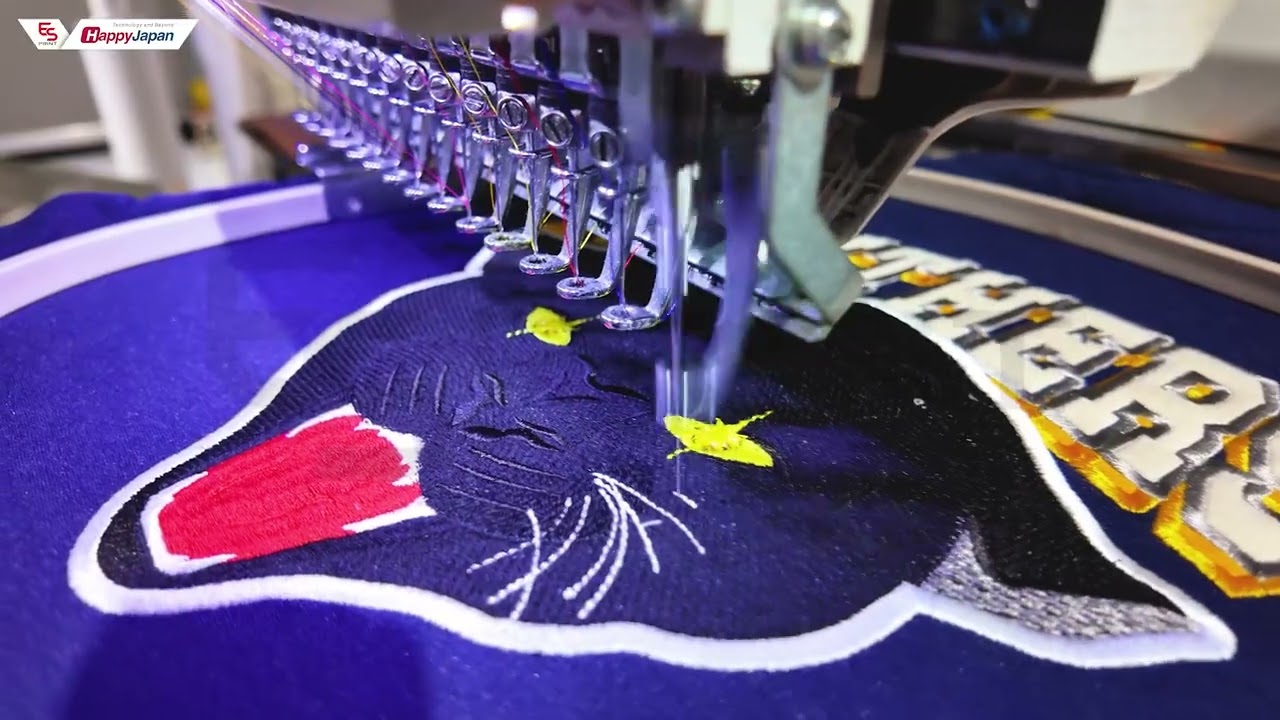HappyJapan Embroidery Machine 15-Needles