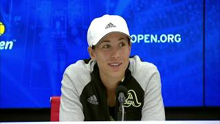 Garbiñe Muguruza: "Everybody is a threat" | US Open 2019 R1 Press Conference screenshot 2