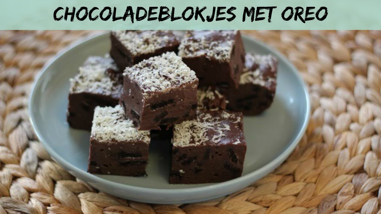 Onwijs CHOCOLADEBLOKJES MET OREO (ZONDER OVEN) - LEKKER EN SIMPEL - YouTube PP-88