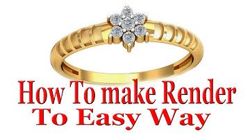 Rhino Rendering tutorial #rhino #3d #cad #jewellery