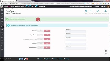 How to protect CMS pages with password