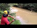 Ramenya mancing saat sungai pasang 1 tempat dapat banyak