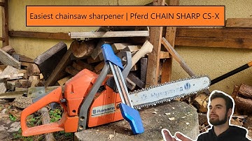 The best chainsaw sharpener [Pferd CHAIN SHARP CS-X]