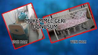 MÜKEMMEL GERİ DÖNÜŞÜM | MAKROME İPİNDEN BEŞİK YAPIMI KENDİN YAP | DİY PROJECKT