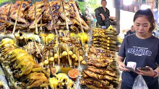 Activities of Vendors & Countryside Cambodian Street Food - Eggs, Grilled Fish, Frog, Chicken & More