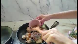 Lemongrass Chicken Cooking with 4-year-old Ark