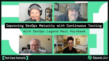 Improving DevOps Maturity with Continuous Testing with DevOps Legend Marc Hornbeek