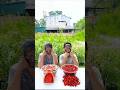 Two friends are teasing each other 🍉🌶️🍉🌶️🍉🌶️😱 #shorts #camping #survival #lifehacks