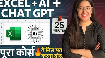 EXCEL + AI complete tutorial for beginners ! Real Use of ChatGPT AI in excel | "Excel + AI = Magic 💡