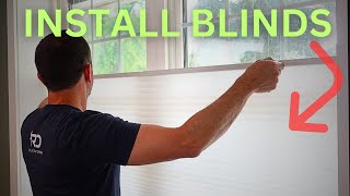 How to Install Blinds for Your Windows - For Beginners! by Reluctant DIYers 6,167 views 11 months ago 3 minutes, 49 seconds