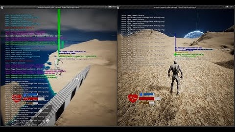 Space Game With Multiplayer and World Origin Shifting in Modified UE 4.26