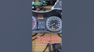 Maruti Suzuki Brezza 2017 New BCM and New Steering Lock Push button on table Programming done