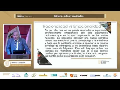 HAY QUE CONTRARRESTAR LOS MITOS ANTIMINEROS CON UNA NARRATIVA MÁS EMOCIONAL