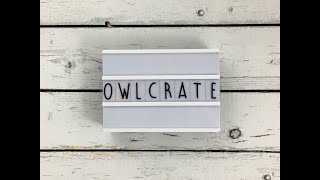 Owlcrate Unboxing - June 2018