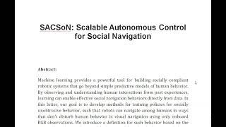 SACSoN Scalable Autonomous Control for Social Navigation