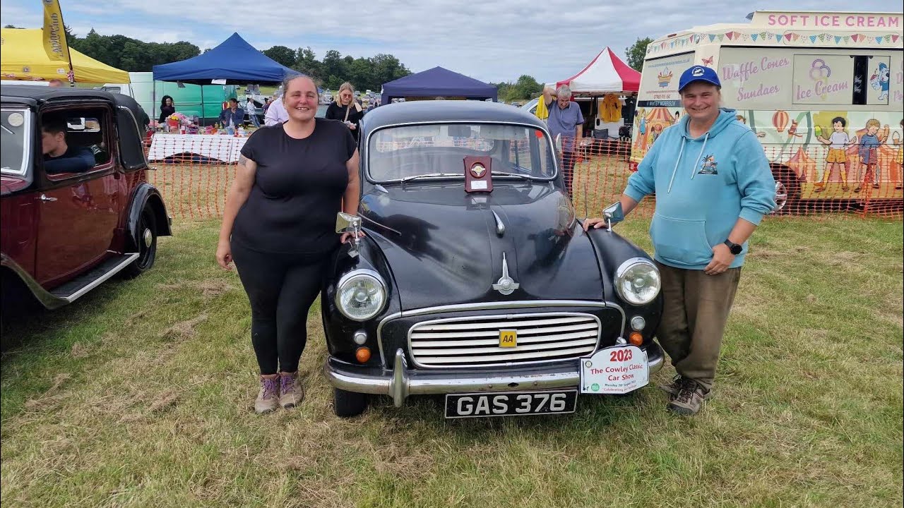 We won a trophy 🏆 Cowley Classic Car Show 2023 and Cowley Car Run