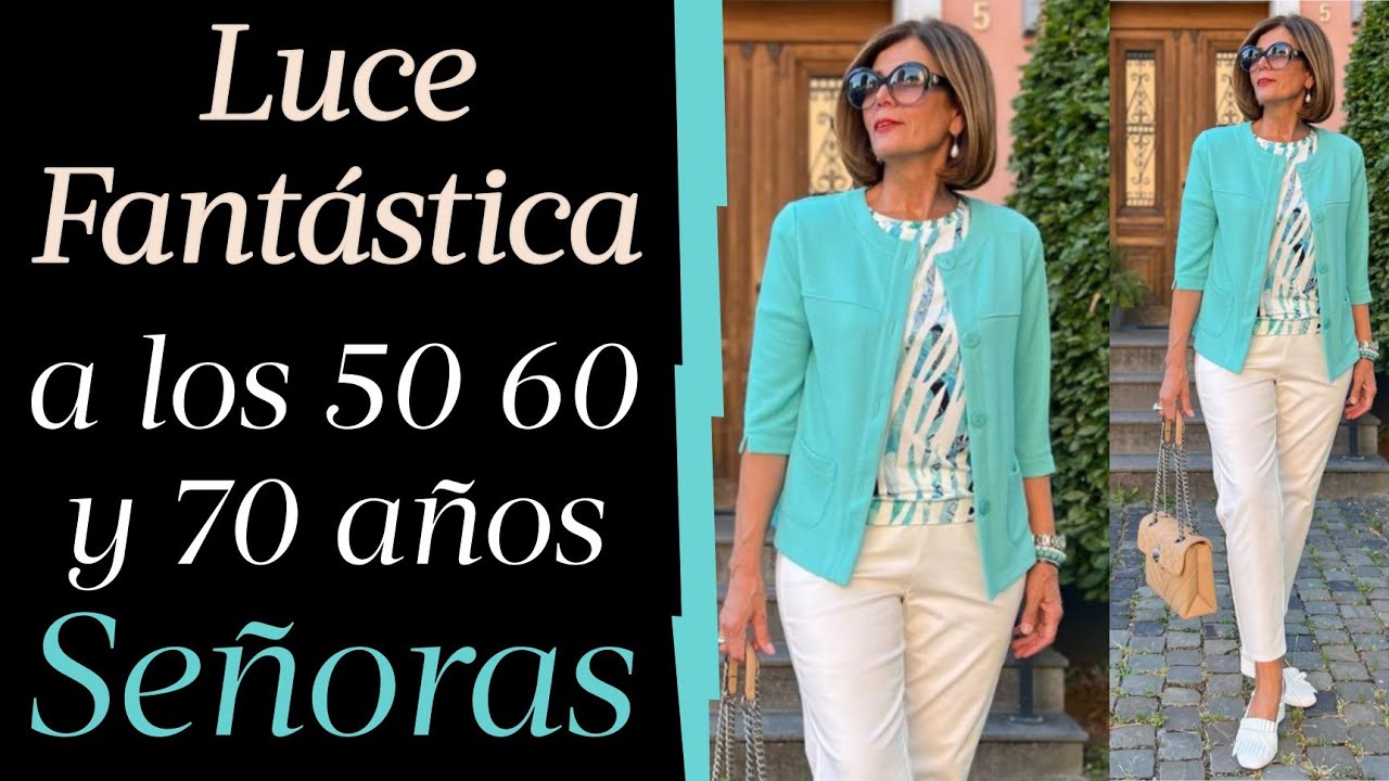 COMO VESTIR GUAPA Y ELEGANTE A LOS 50 60 Y 70 AÑOS MODA MUJER MADURA ...