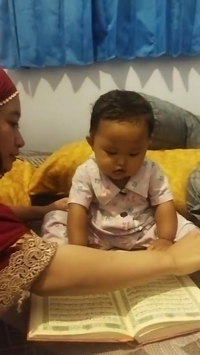 Ghina woke up in the morning and saw her mother reading the Quran, so she wanted to join in the r...