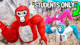I Went UNDERCOVER In Gorilla Tag’s SCHOOL CLANS..