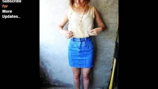 Popular Long-Short Blue Jean Skirts For Women Romance