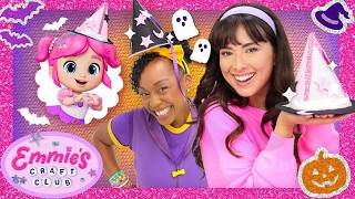 diy halloween witch hat craft meekah easy paper kids crafts