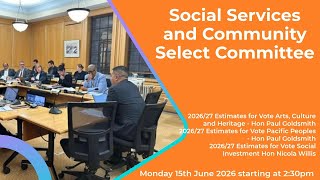 Scrutiny Week with Social Services and Community Select Committee